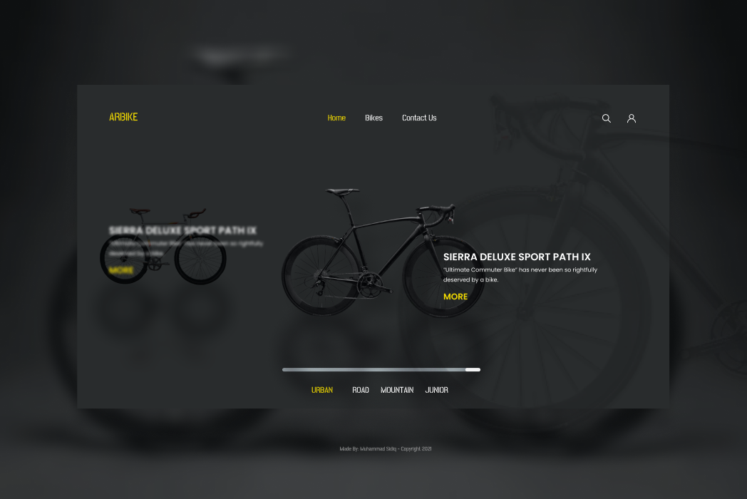 Hasil karya ARBike di BuildWithAngga