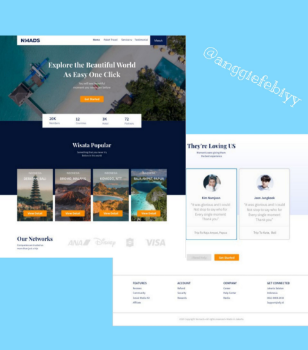 Hasil karya Nomads-Travel belajar di BuildWithAngga