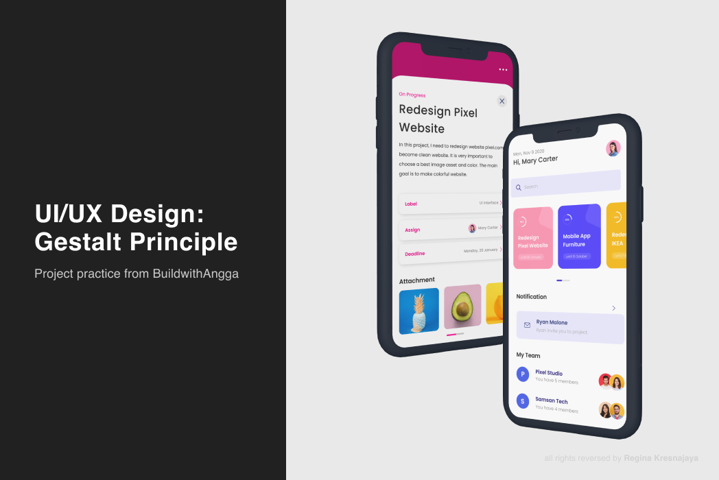 Hasil karya Re-design page di BuildWithAngga