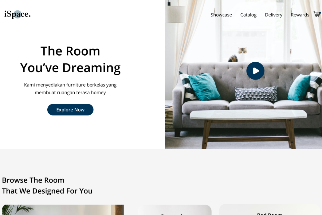 Hasil karya iSpace - Furniture di BuildWithAngga