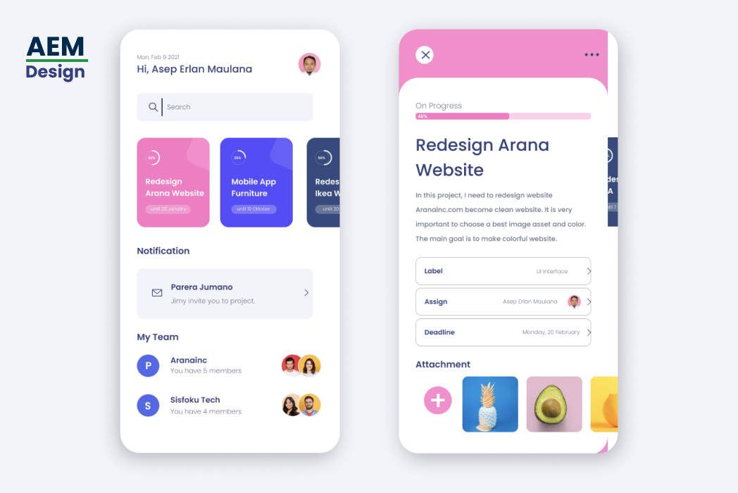 Hasil karya Task Dev App di BuildWithAngga