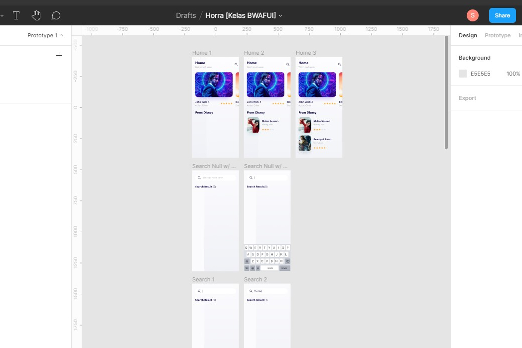 Hasil karya UI Design Figma UI Animation - Satria Aditya Pangestu di BuildWithAngga
