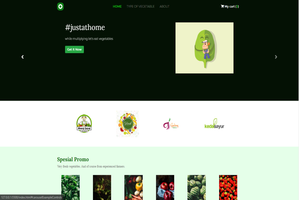 Hasil karya Organik Indonesia di BuildWithAngga