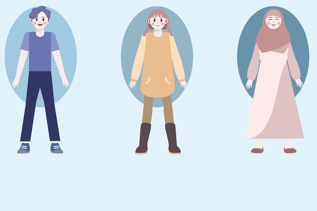Hasil karya UI Character Design di BuildWithAngga