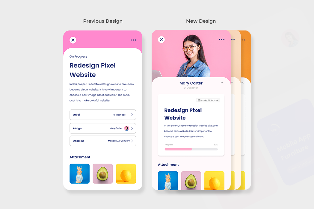 Hasil karya UX Gestalts di BuildWithAngga
