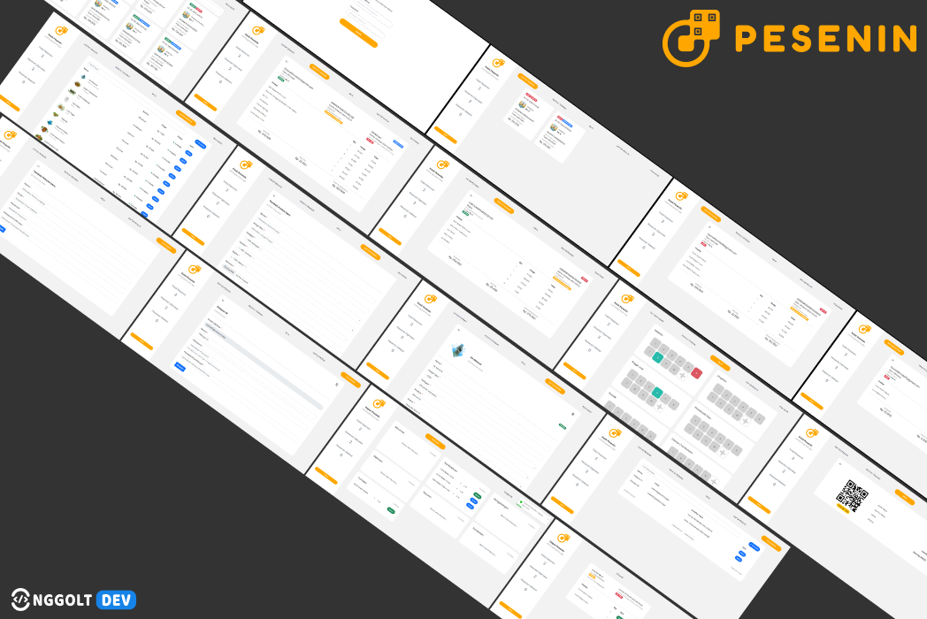 Hasil karya Pesenin App - Dashboard belajar di BuildWithAngga