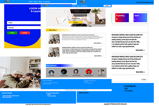 Hasil karya E-Learning di BuildWithAngga