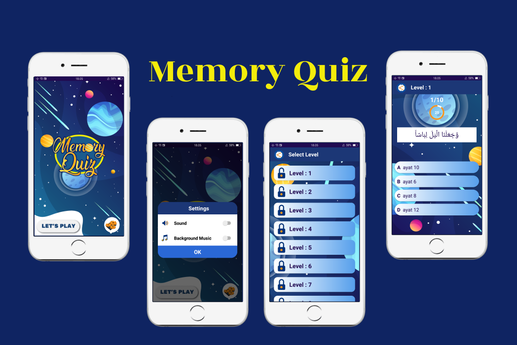 Hasil karya Memory Quiz belajar di BuildWithAngga