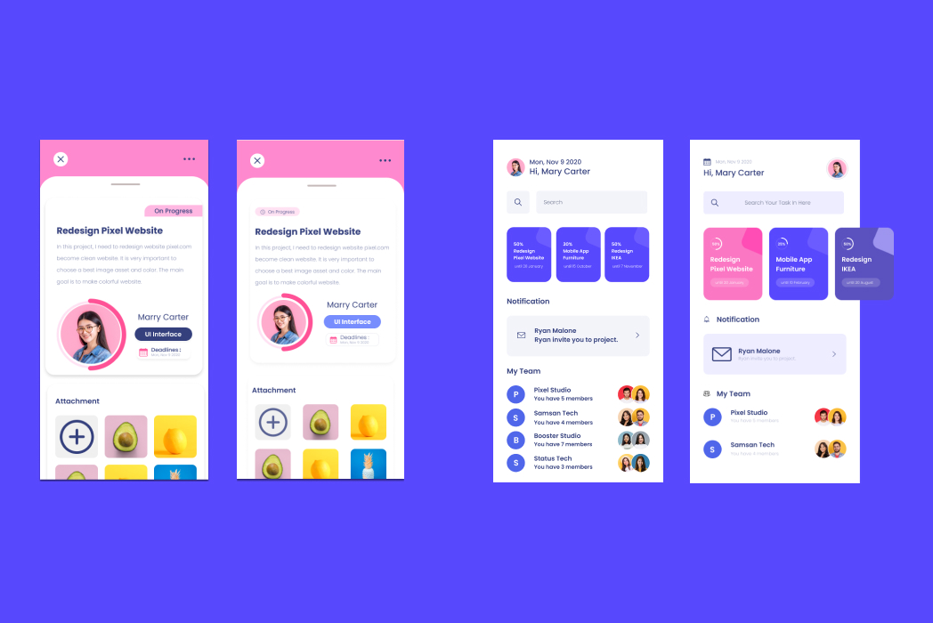 Hasil karya UI UX GESTALT FINISHED TASK di BuildWithAngga