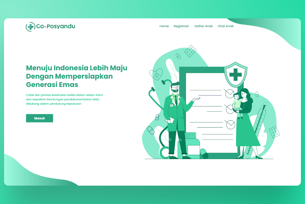 Hasil karya GO-Posyandu di BuildWithAngga