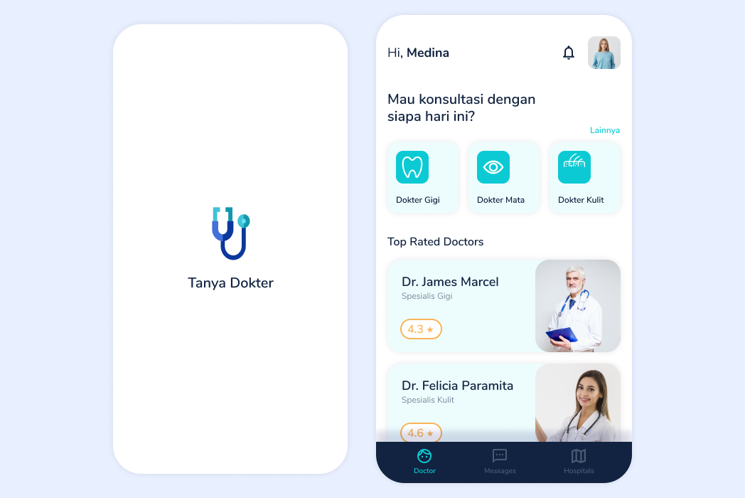Hasil karya Tanya Dokter di BuildWithAngga