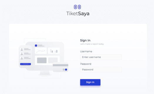 Hasil karya projek tiket saya belajar design dan code di BuildWithAngga