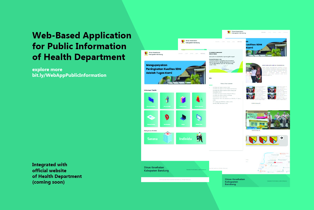 Hasil karya Web App Informasi Publik di BuildWithAngga