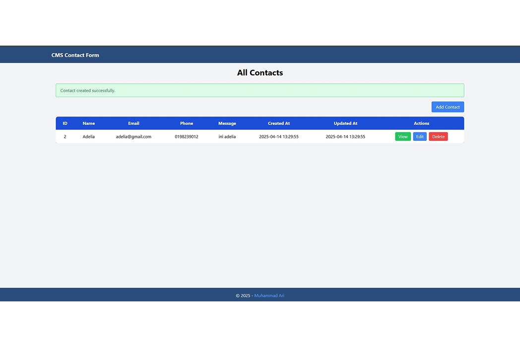 Hasil karya FullStack API, Web, CMS &amp; Docker Multi-Container Architecture di BuildWithAngga