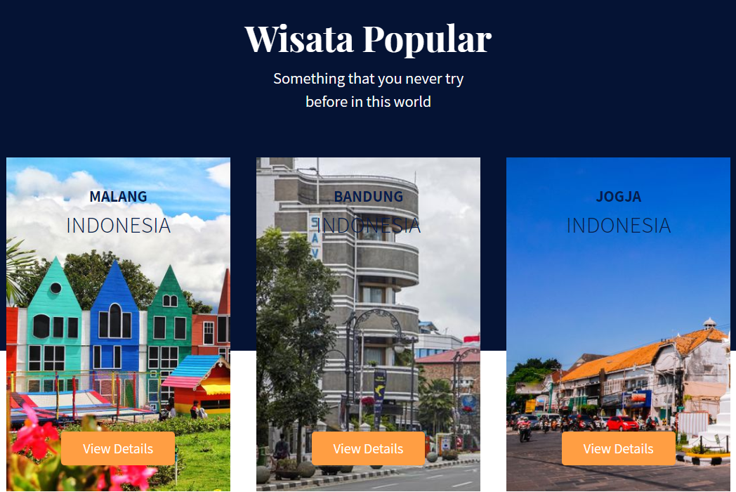 Hasil karya Nomads-Travel belajar di BuildWithAngga