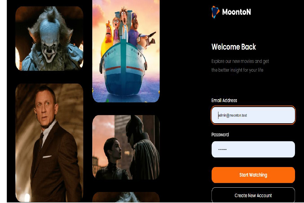 Hasil karya app streaming video di BuildWithAngga