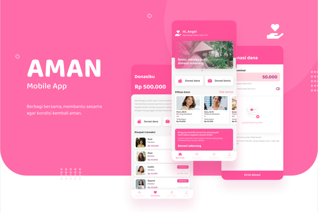 Hasil karya AMAN (KitaBantu) di BuildWithAngga