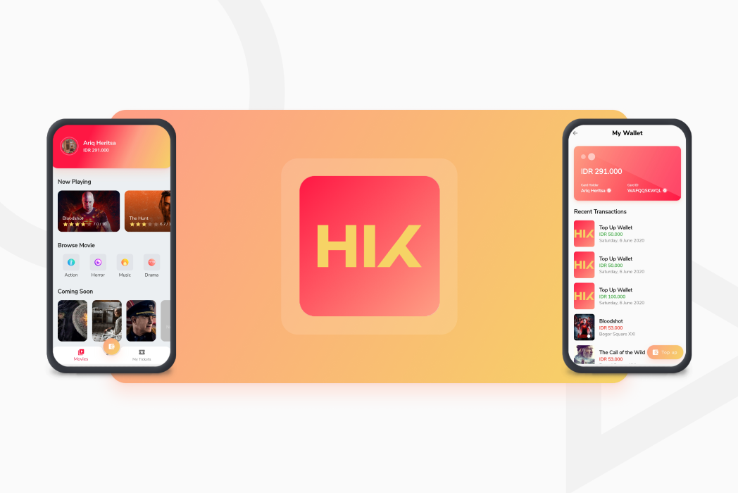 Hasil karya HIX - Flutix Clone di BuildWithAngga