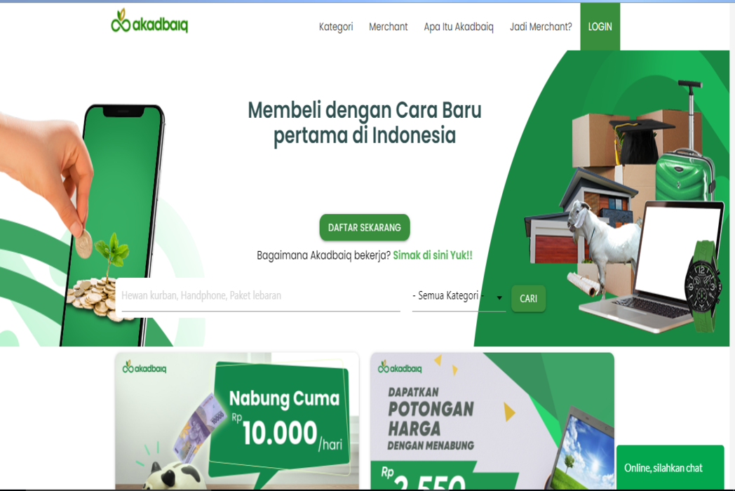 Hasil karya Marketplace di BuildWithAngga