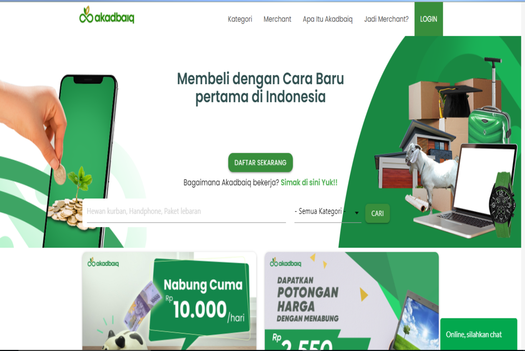 Hasil karya Marketplace belajar di BuildWithAngga