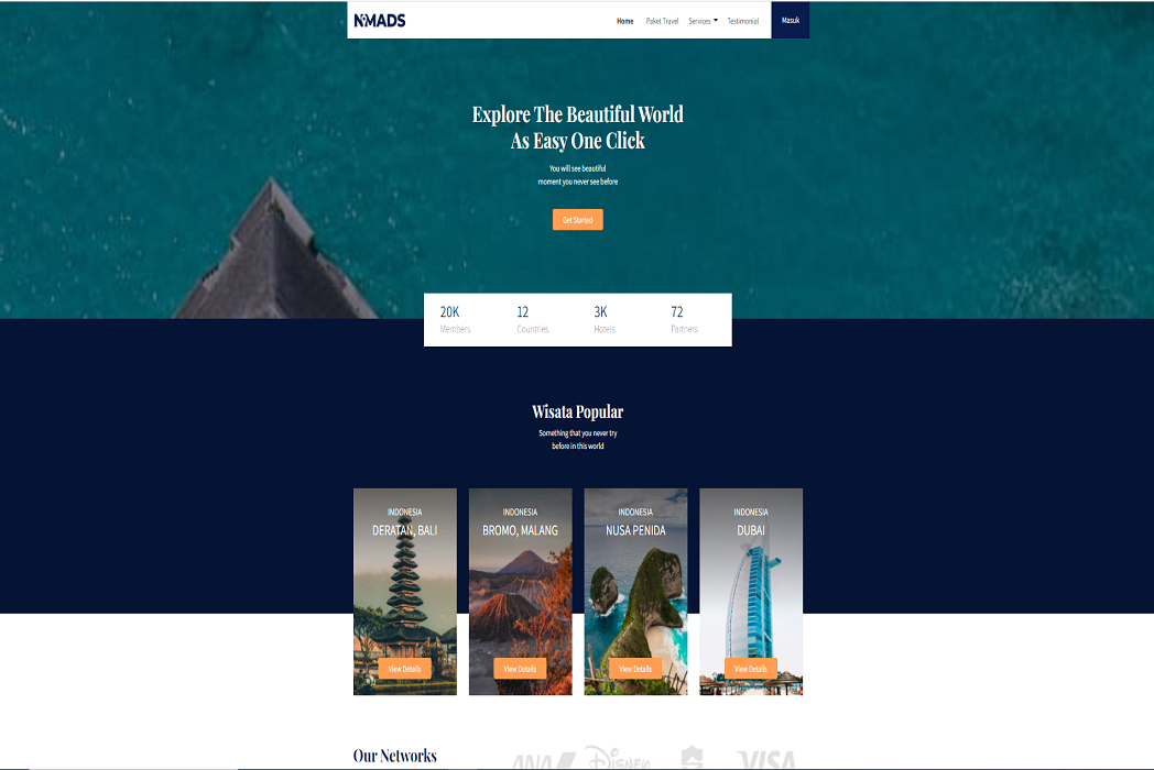 Hasil karya NOMADS di BuildWithAngga