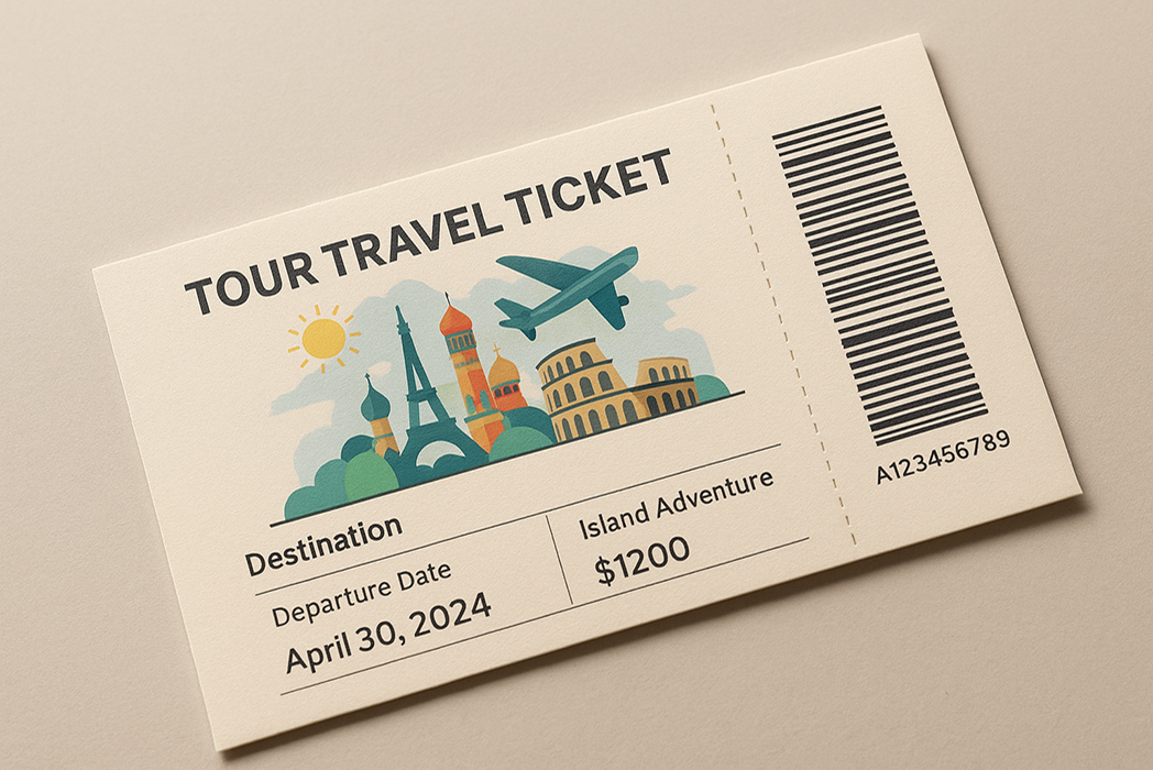 Hasil karya Web Ticket di BuildWithAngga