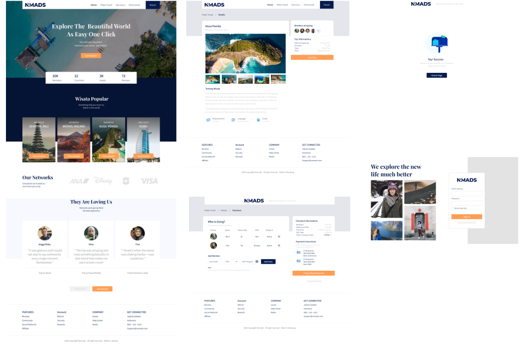Hasil karya Nomadsku - Travel di BuildWithAngga