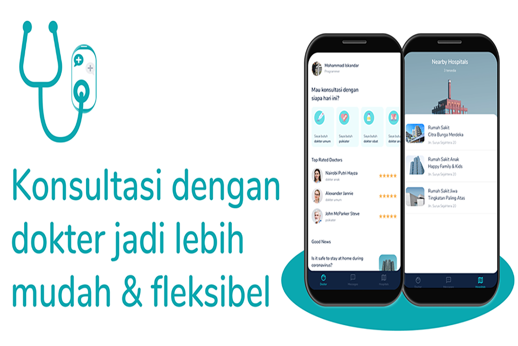 Hasil karya Tanya Dokter di BuildWithAngga