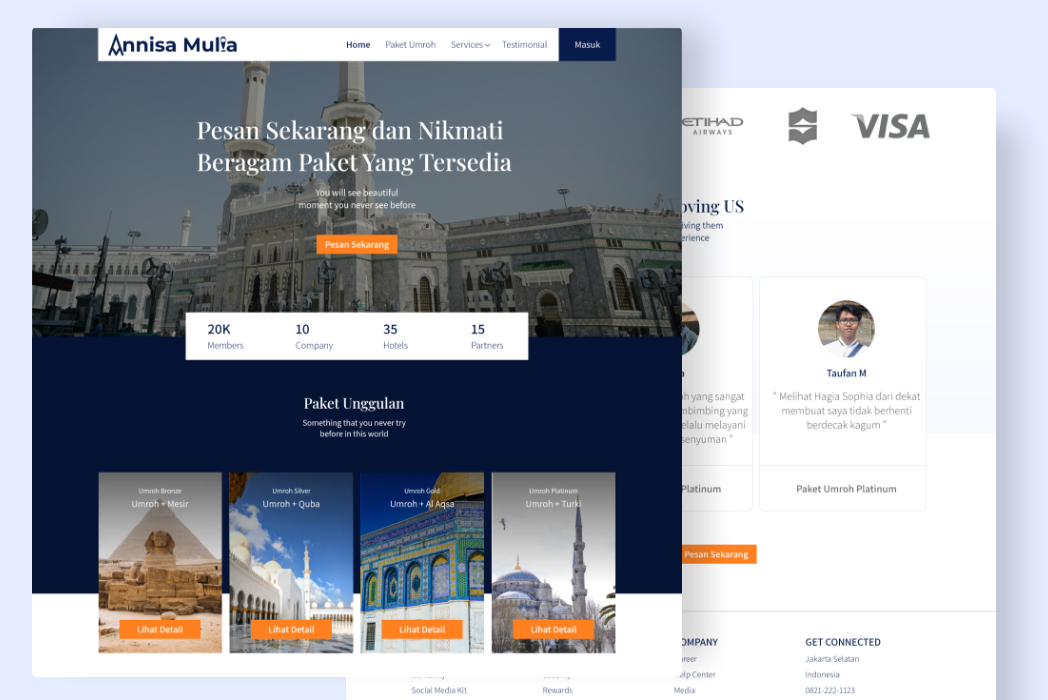 Hasil karya Annisa Mulia Wisata di BuildWithAngga