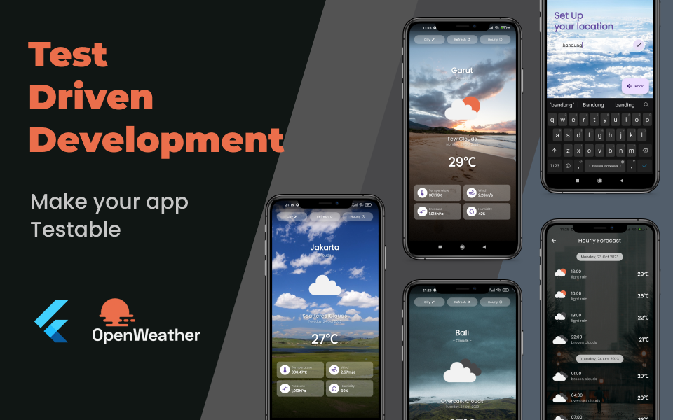 Kelas Belajar Flutter Test Driven Development - Weather Forecast di BuildWithAngga