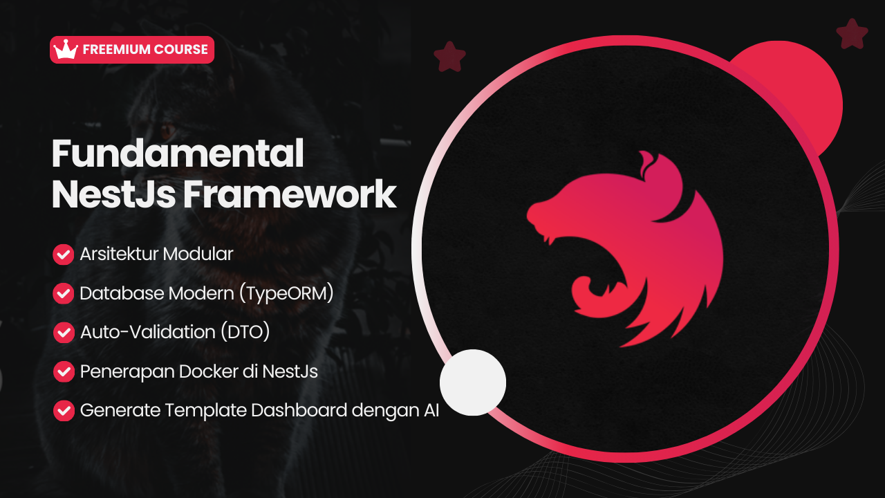 Kelas Fundamental NestJs Framework dengan REST API Sederhana di BuildWithAngga