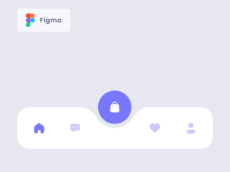 Kelas Cara Membuat Fancy Bottom Navigation di Figma di BuildWithAngga
