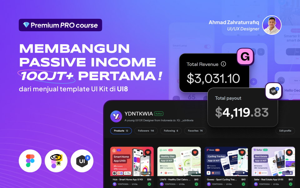 Kelas Passive Income Terbaik Untuk Para UI UX Designer 2024 di BuildWithAngga