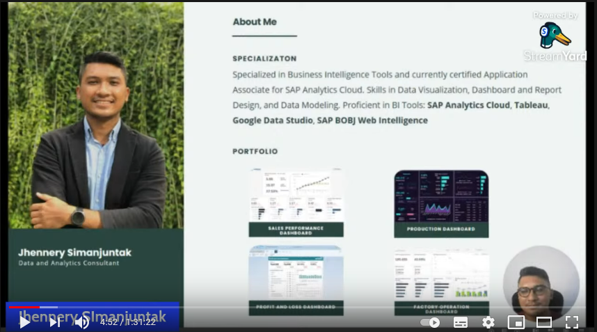 Webinar Build Your First Dashboard With Data Studio in 2021 di BuildWith Angga