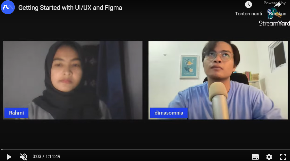 Webinar Getting Started with UI/UX and Figma di BuildWith Angga