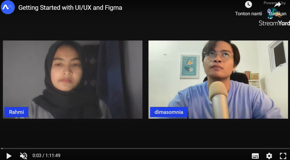 Webinar Getting Started with UI/UX and Figma di BuildWithAngga