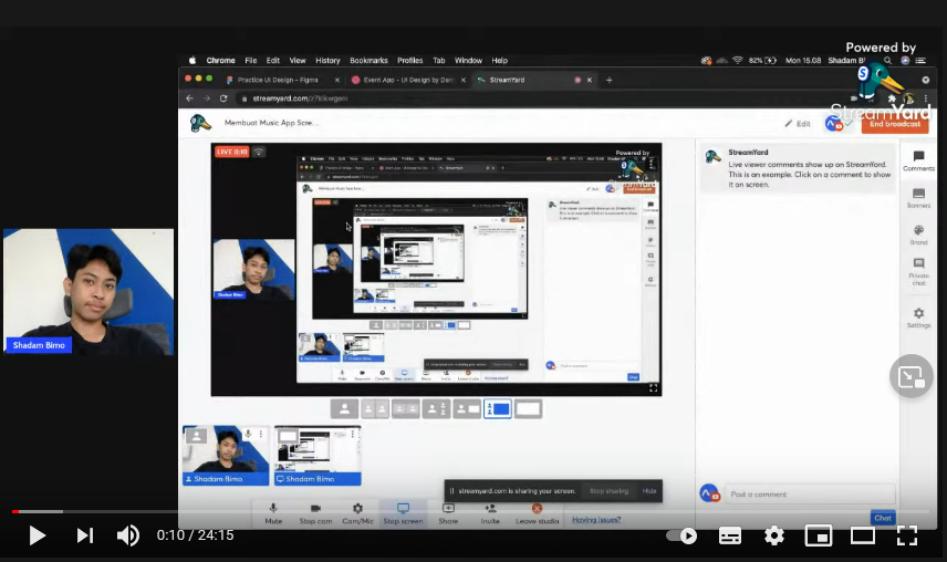 Webinar Membuat Music App Screen Home - Belajar UI Design Bareng Shadam di BuildWith Angga