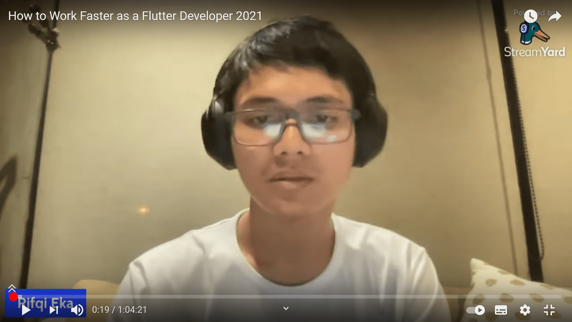 Webinar How to Work Faster as a Flutter Developer di BuildWith Angga