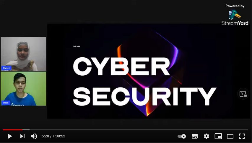 Webinar Start Your Cyber Security Journey in 2021 di BuildWith Angga
