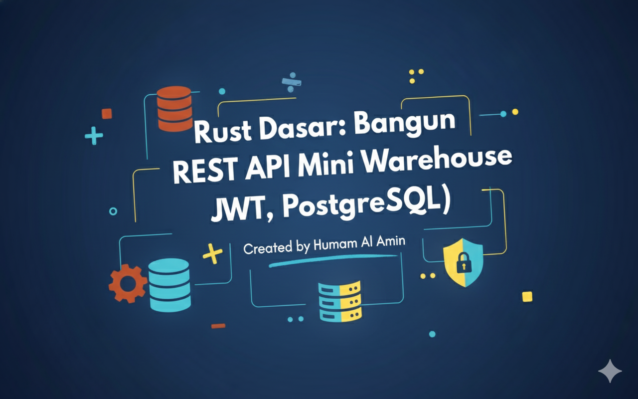 Kelas Rust Dasar: Bangun REST API Mini Warehouse (Axum, JWT) di BuildWithAngga