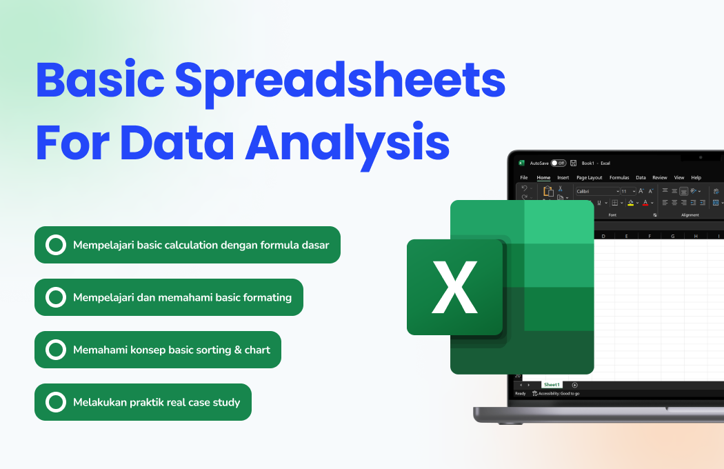 Kelas Basic Spreadsheets For Data Analysis di BuildWith Angga