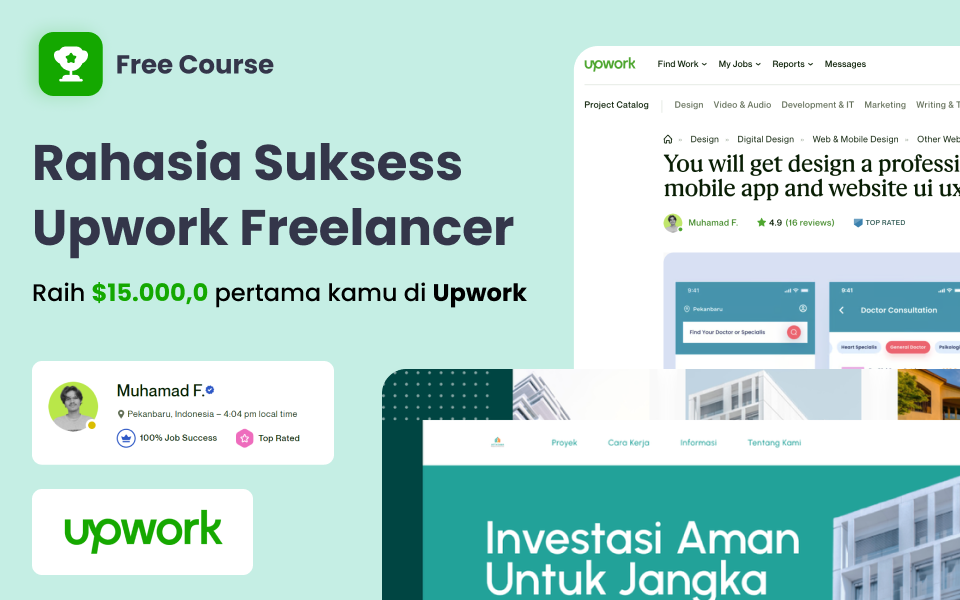 Kelas Belajar Upwork 2024: Jadi Freelancer Professional Hasilkan Ribuan Dollar di BuildWithAngga