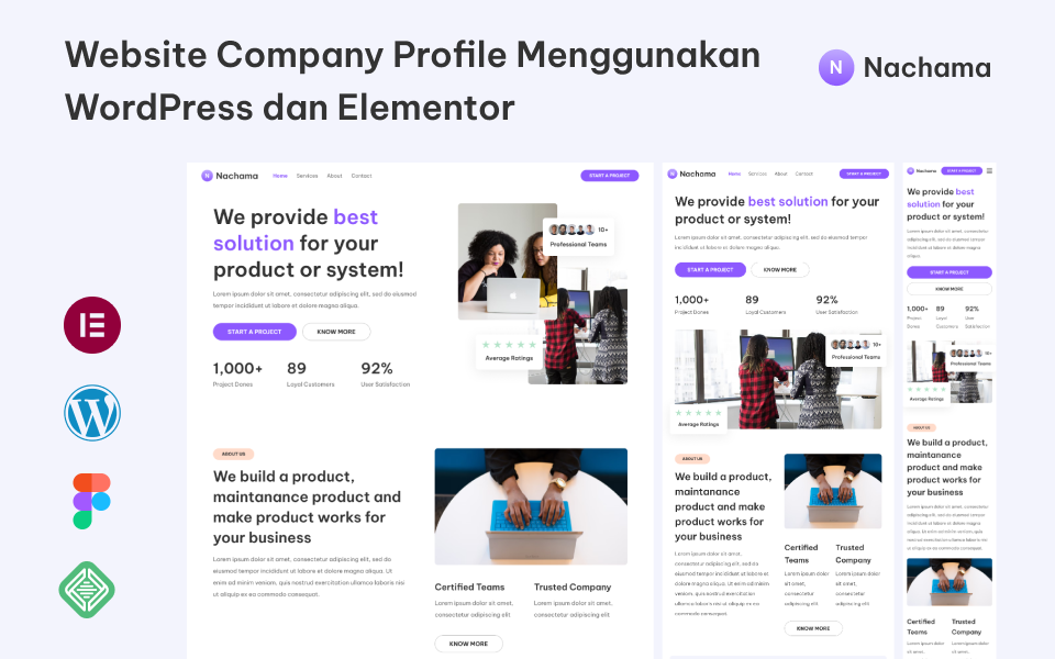 Kelas Bikin Website Company Tanpa Coding Dengan WordPress dan Elementor di BuildWithAngga