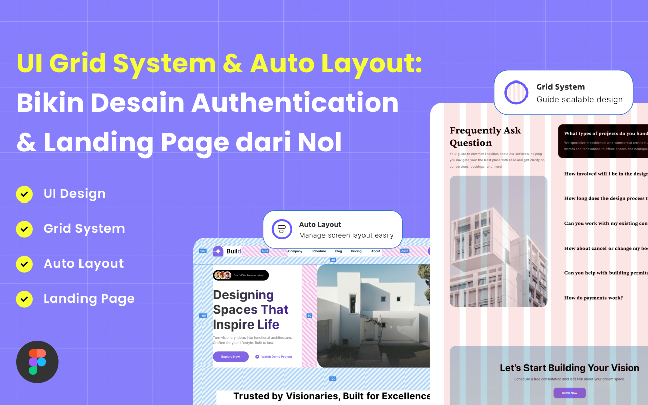 Kelas UI Grid System & Auto Layout : Bikin Landing Page dari Nol di BuildWithAngga